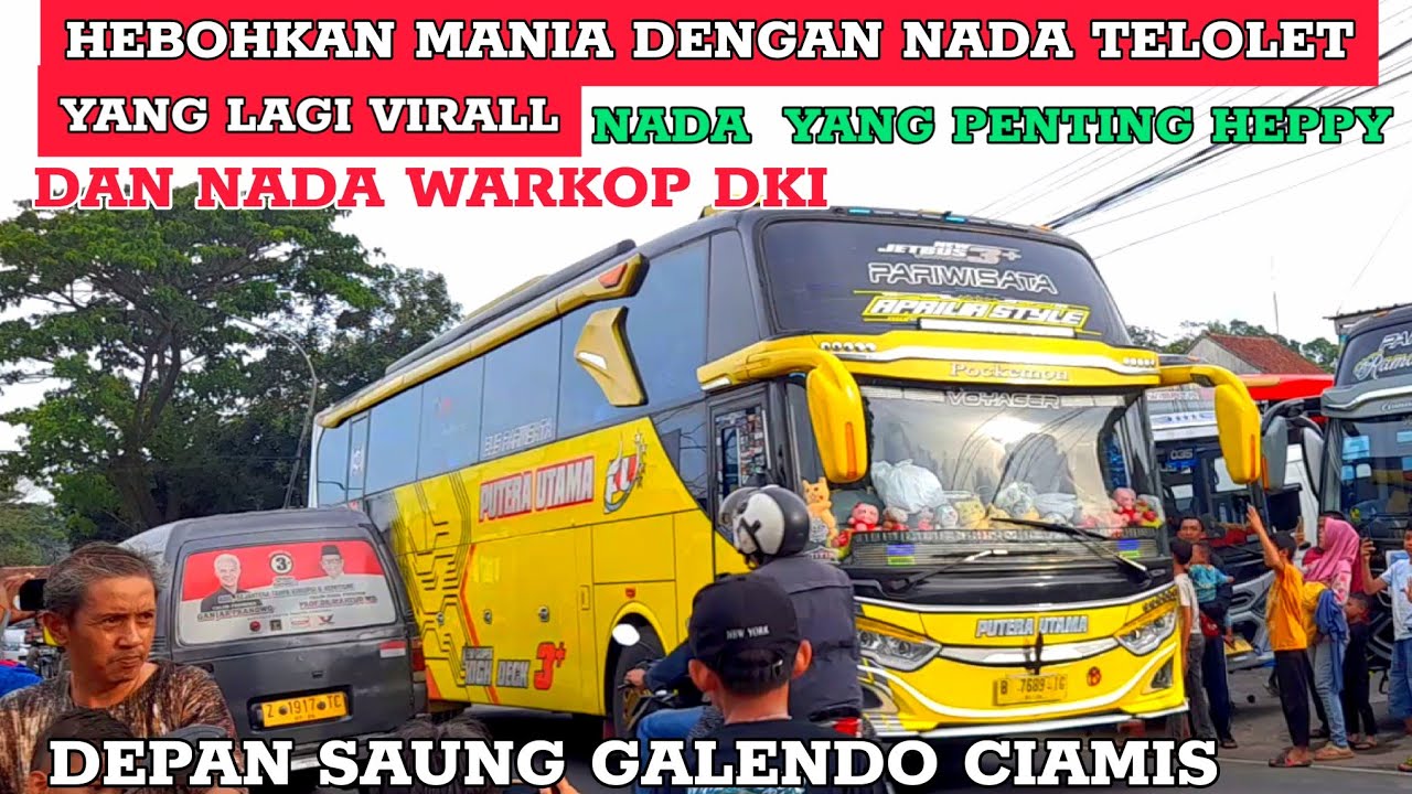 HEBOHKAN MANIA‼️BUS APRILIA STYLE DENGAN NADA TELOLET YANG PENTING HEPPY&NADA WARKOP DKI