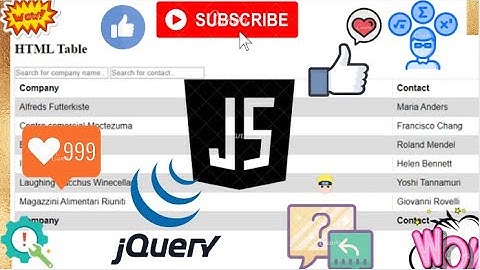 SORTING AND FILTERING TABLE, JAVASCRIPT, JQUERY, COPY&PASTE AND KEY IN INPUTS. EXPLAINED
