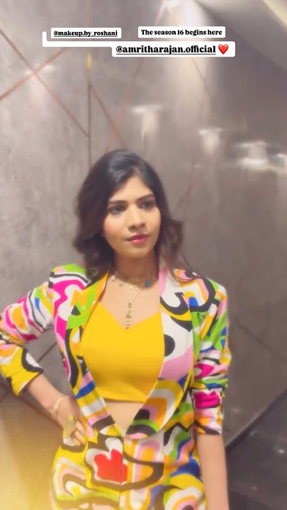Amrita Rajan beautiful look at video at Indian idol 16