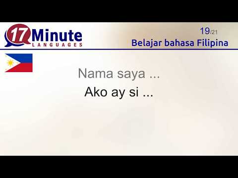 Video: Bagaimana saya bisa meningkatkan tata bahasa Filipina saya?