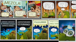 Comics de Swamp Attack traducidos al Español con voces graciosas
