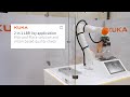 2 in 1 LBR iisy cobot application: pick-and-place solution and vision based quality check