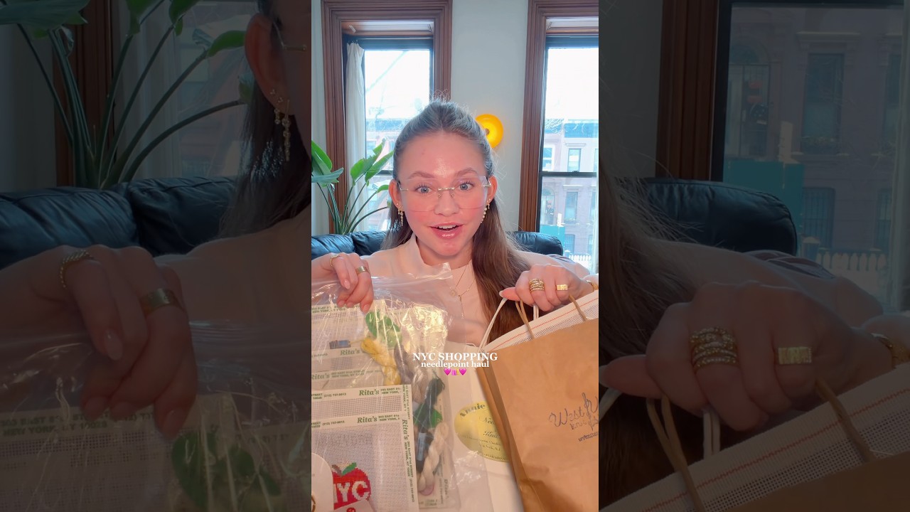 HUGE NYC NEEDLEPOINT HAUL🩷