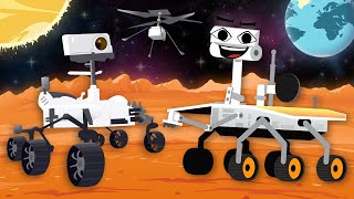 Learn About ALL The Rovers That Landed On Mars! | Space Songs For Kids | KLT