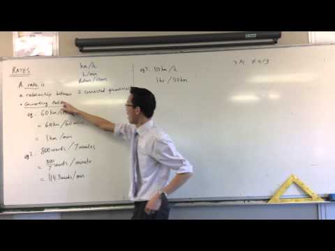 Understanding Rates: Relationships Between Quantities