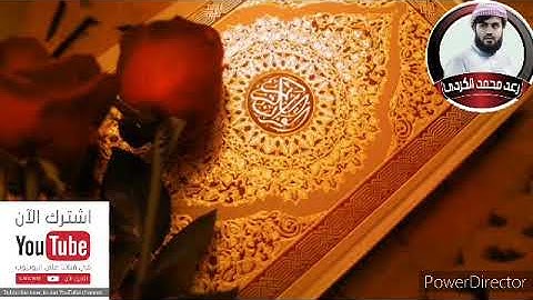 سورة القدر بصوت القارئ رعد محمد الكردي .