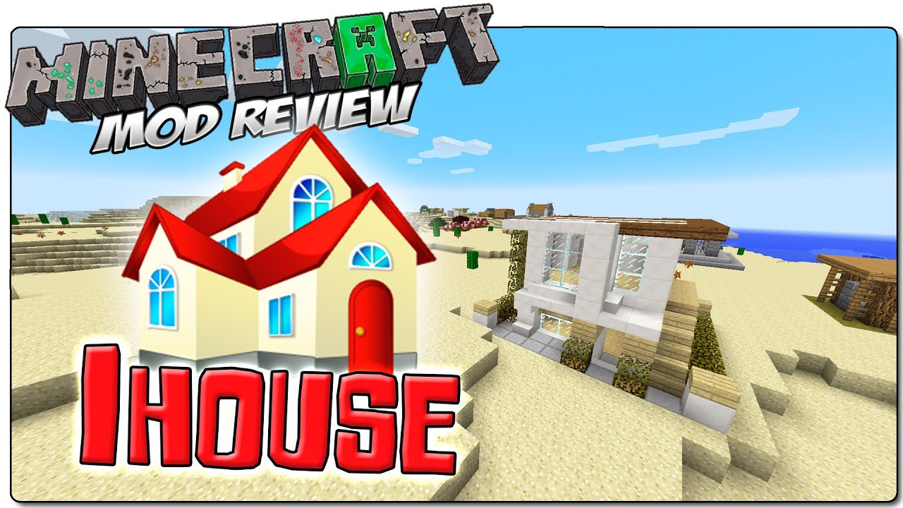 Ihouse Mod Minecraft 1 7 10 Espanol Casas Instantaneas Automaticas Youtube