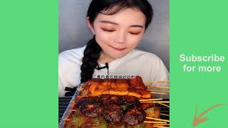 (chinese food) chinese mukbang eating chicken food  asmr spicy chicken fried #14