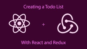 Getting started with React and Redux todo app code walkthrough