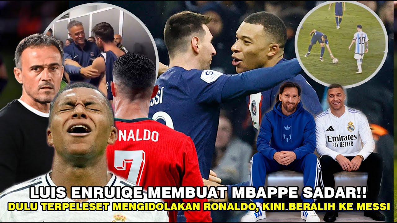 KINI MBAPPÉ SADAR! AKHIRNYA MENGAKUI MESSI YANG TERBAIK SETELAH LAMA TERPELESET MENGIDOLAKAN RONALDO