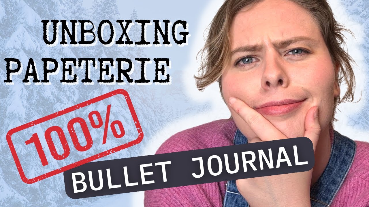 BULLET JOURNAL SET UNBOXING : MP PAPETERIE ! (je découvre avec toi 😍)