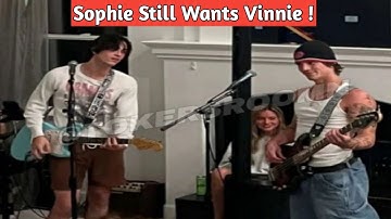 Sophie Telegadis Again Spotted At Vinnie Hacker 