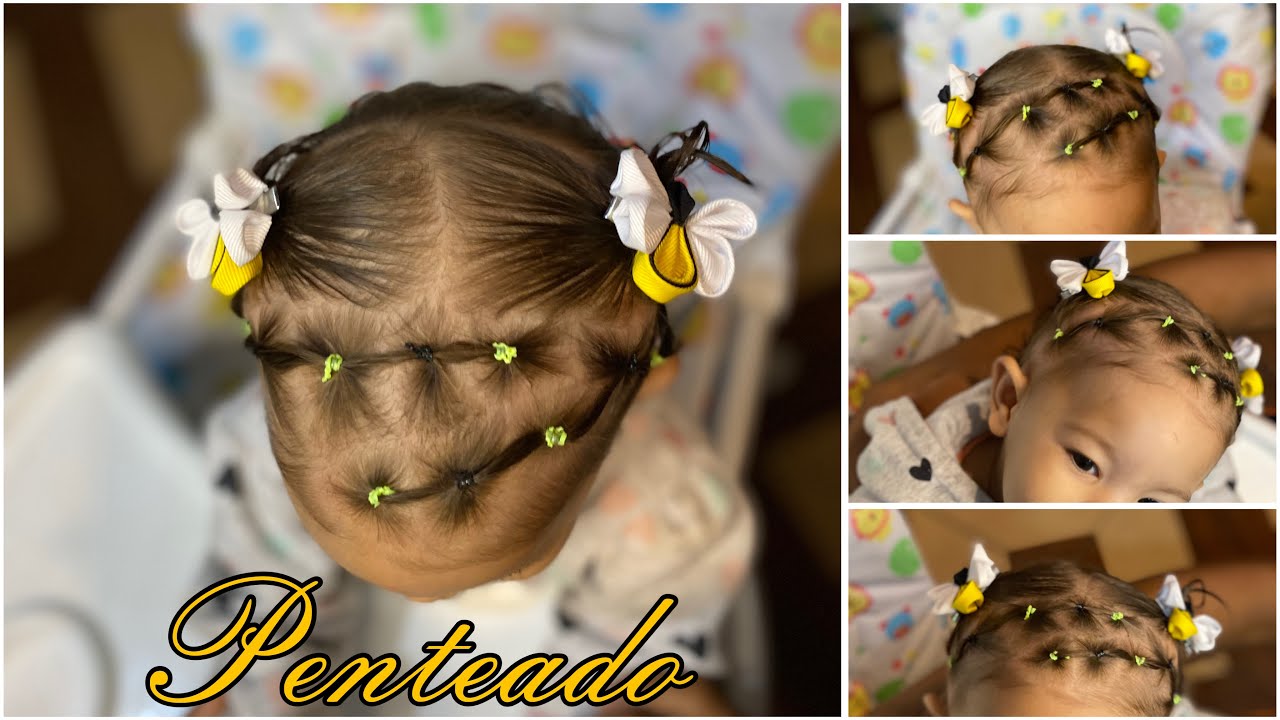 🌼Penteado em bebê com pouco cabelo🌼 - YouTube