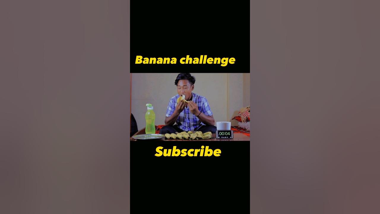 Banana challenge🍌shorts youtubeshorts shortsvideo shortsfeed YouTube