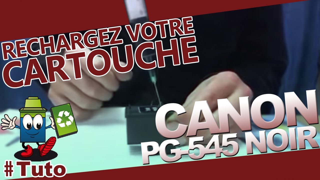 Cartouche Canon PG-540 Noire : Comment Recharger La Cartouche 