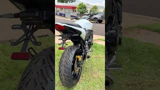 Hornet branca finalizada👌 Olha como ficou😱 #motos #honda #hornet