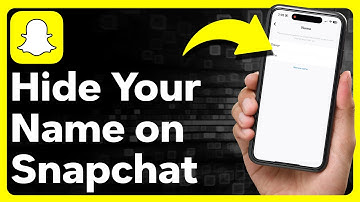 How To Hide Name On Snapchat