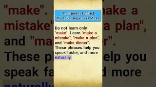 The Biggest English Mistake Beginners Make #learnenglish #speakenglish