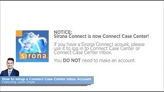 How to create a Connect Case Center Inbox account