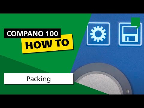 COMPANO 100 Do It Yourself tutorial 07: Packing