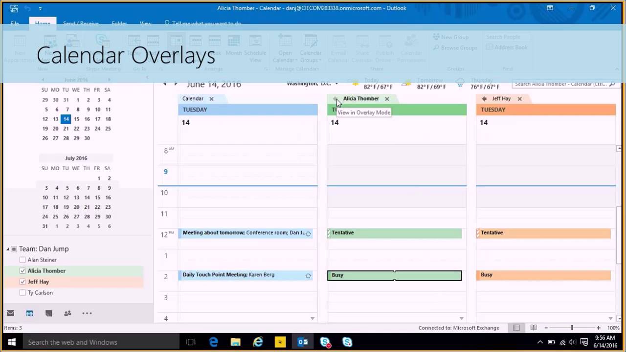 HowTo Use the Outlook 2016 Calendar YouTube