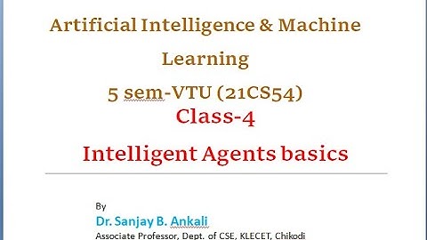 Intelligent Agents