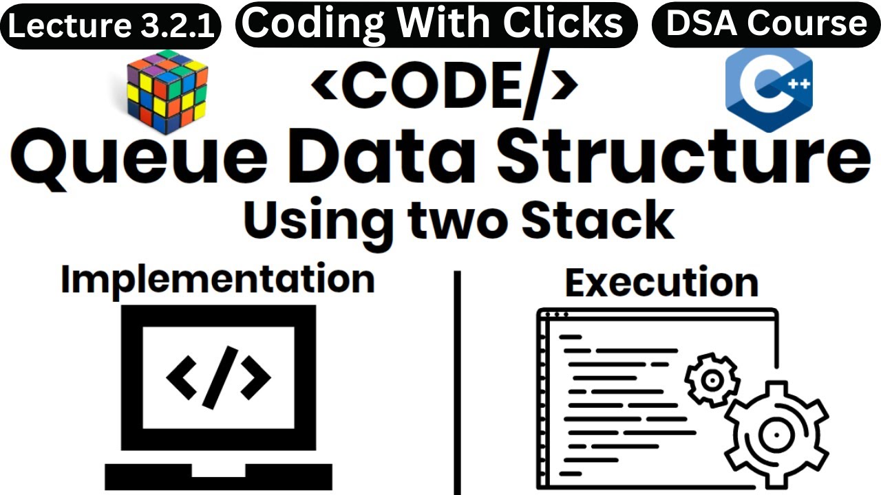Queue using stack c++ | Implement queue using stack leetcode c++ | Data ...