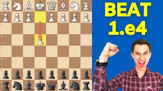 aggressive chess opening for black against 1.e4 | tricky gambit