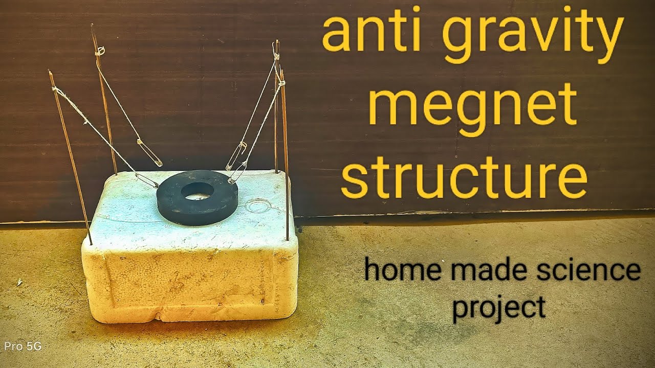 How to make safety pin and magnet experiment |