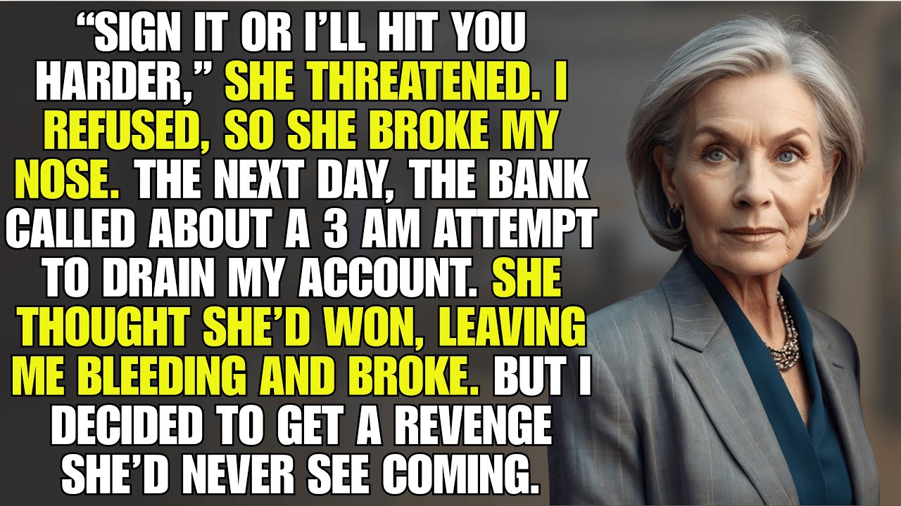 My Daughter Hit Me For Not Signing My Savings Account Over To Her.