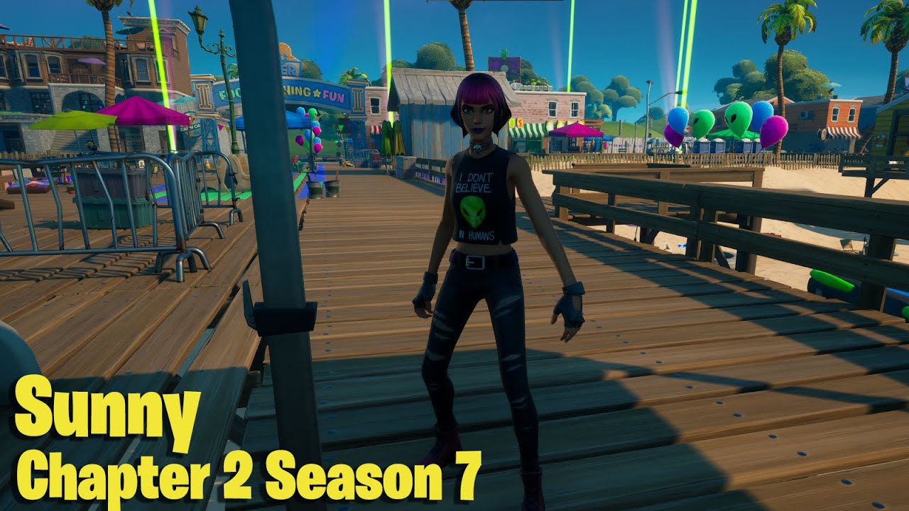 Sunny Location Character 4 Fortnite Chapter 2 Season 7 Youtube