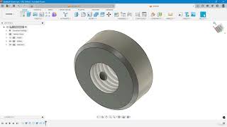 FUSION 360 COMPLETE COURSE 2026, PART 37: SWIVEL BEARING PROJECT - CREATING THE LOCK NUT (PART 2)