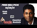 NBA Pick - Jazz vs Rockets Prediction, 10/28/2021, Best Bet Today, Tips & Odds | Docs Sports