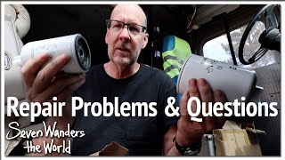 Problems Replacing Oil Pressure Sensor And Fuel Filter In Step Van E584