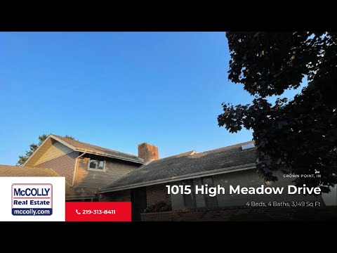 1015 High Meadow Drive, Crown Point, IN home video tour