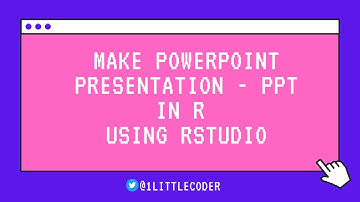 How to make a Powerpoint Slide/Presentation using R Markdown (RStudio) in 2020