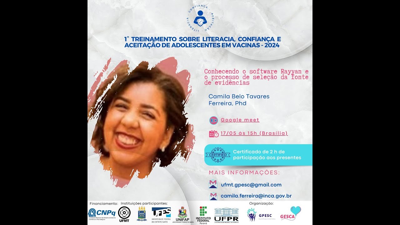 3° Aula: Conhecendo o software Rayyan e o processo de seleção da fonte ...