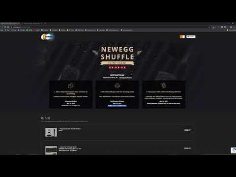 Newegg Shuffle Tutorial