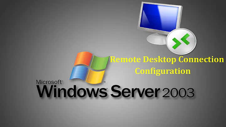 Server 2003 - How to configure Remote Desktop Connection in Windows Server 2003