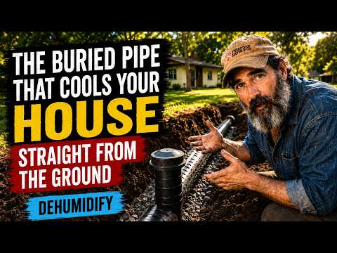 The Buried Pipe That Cools a House Straight From the Ground