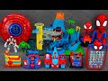 Marvel Spider-Man series unbox,popular Spider-Man action dolls,Spider-Man popular electric toy gun