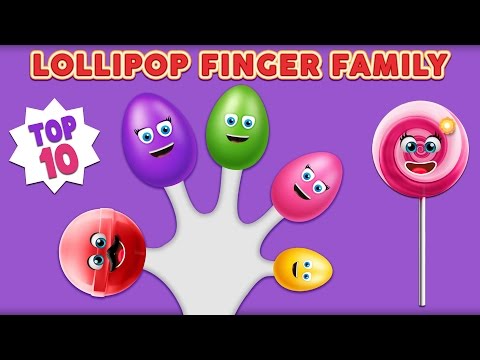Lollipop Finger Family Song Collection | Top 10 Finger Family Songs
