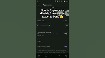 How to disable Classic chat text size in Discord Mobile 🔤 #roduz #discord #tutorial #how #text #size