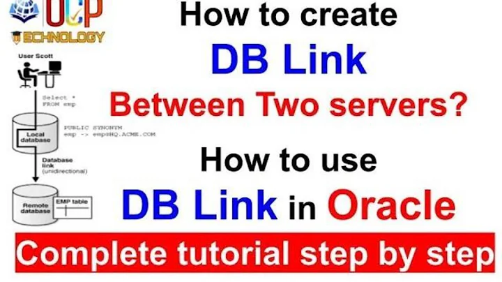 dblink - how to create a dblink between two oracle database oracle12c/11g