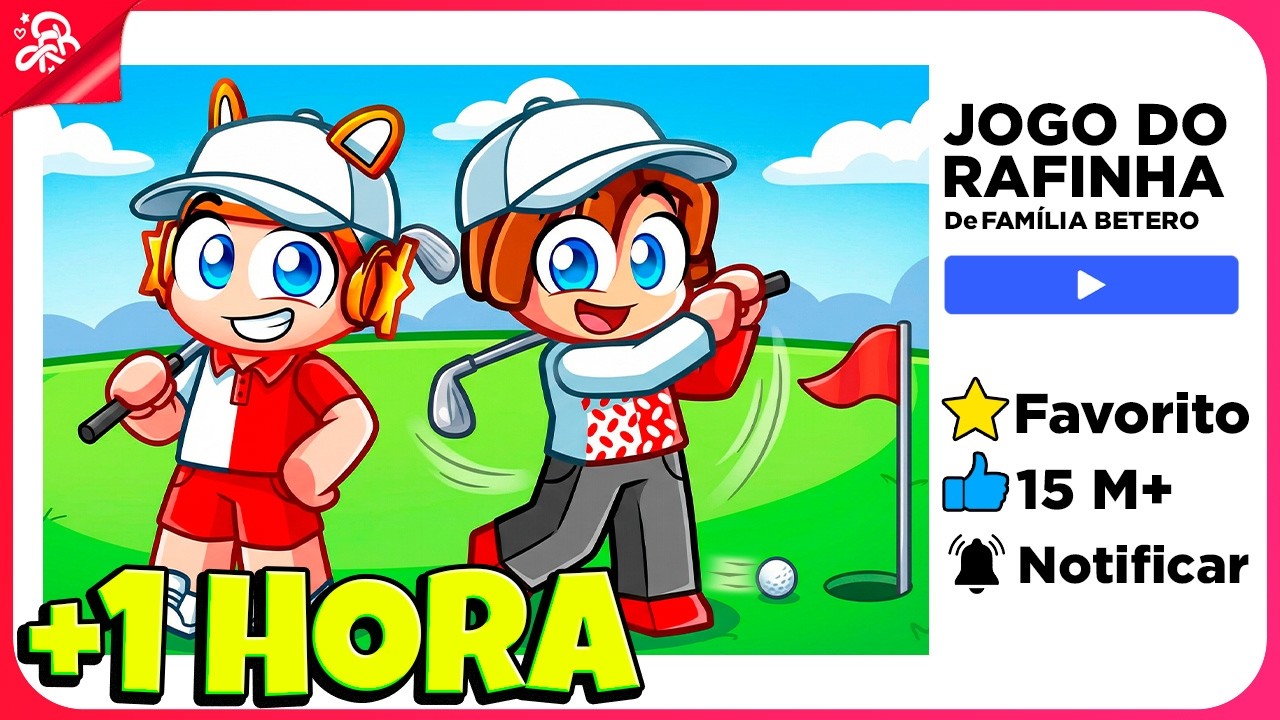 EU CONSTRUÍ MEU PRÓPRIO JOGO DE GOLFE NO ROBLOX +1 HORA