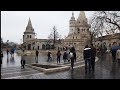 4K Walk - Budapest, Hungary "Fisherman's Bastion next to Buda Castle"