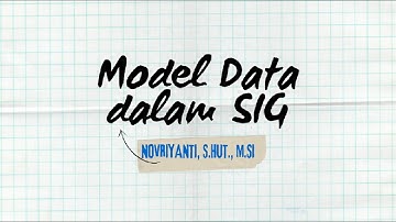 Model Data dalam SIG