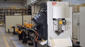 Steel Angle Fabrication by FICEP Uses Unique Steel Fabrication Techniques in the Model SP Angle Line