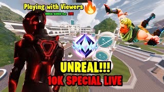 🔥 10,000 SUBS! ZERO BUILD RANKED UNREAL 🎯 | Fortnite LIVE