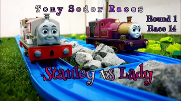 Tomy Sodor Races Round 1 Race 14: Stanley vs Lady